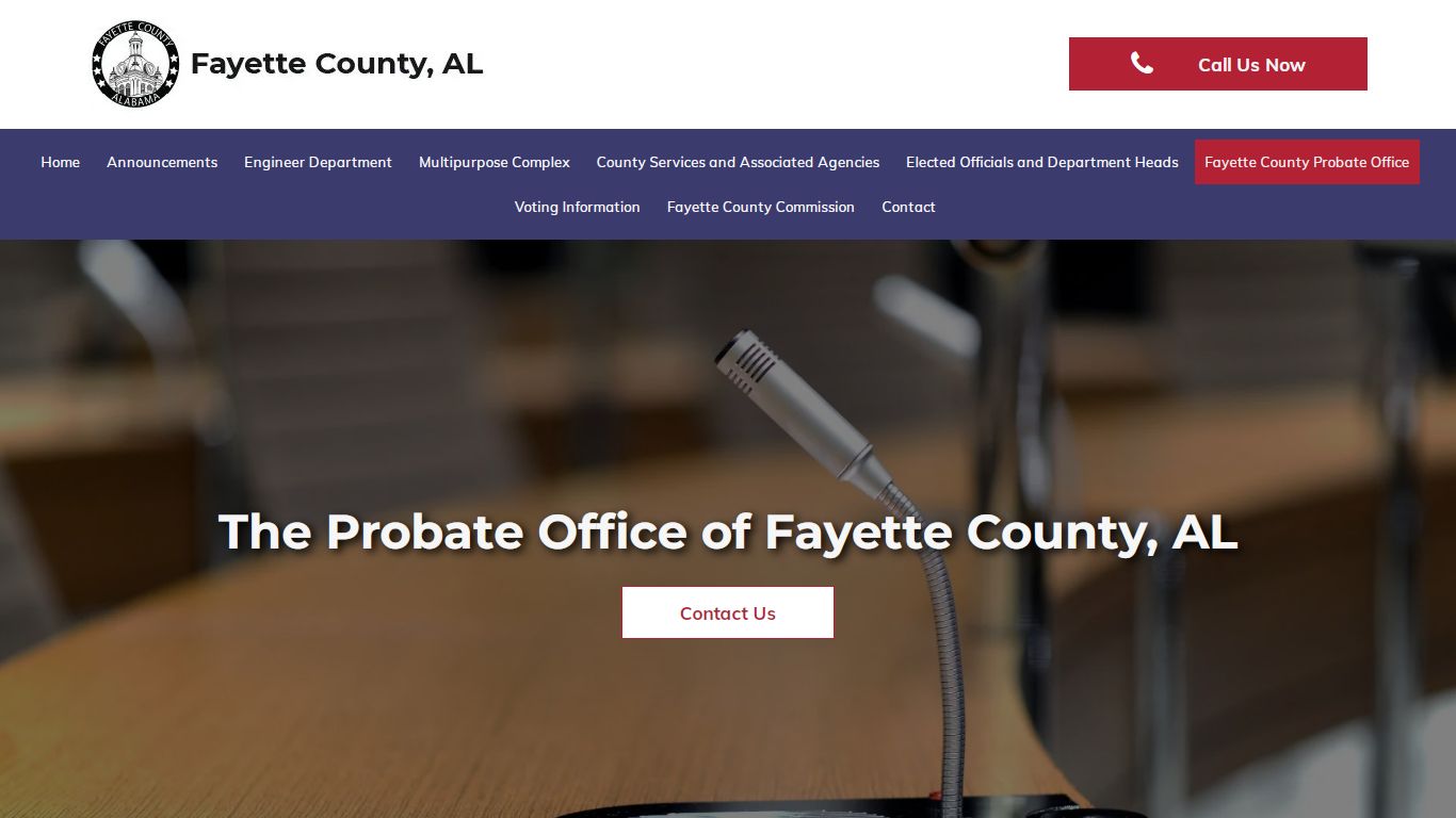 Probate Office | AL | Fayette County